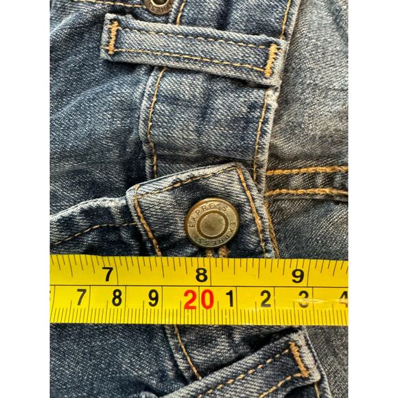 Express Precision Fit Riot Siren Jeans Womens 8R Dark Wash - Picture 4 of 8